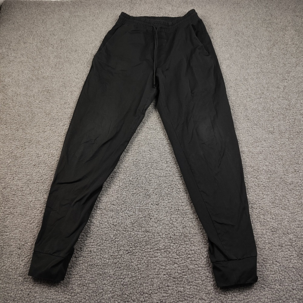 Uniqlo Joggers Sz Small Activewear Pants Black Stretch Cuffed 29x27 Capri